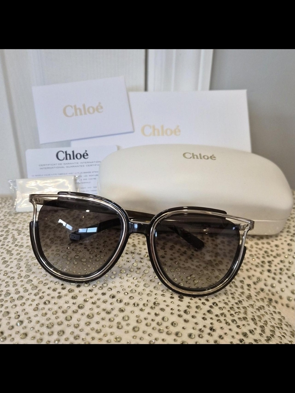 Women's Gray Gradient Sunglasses -